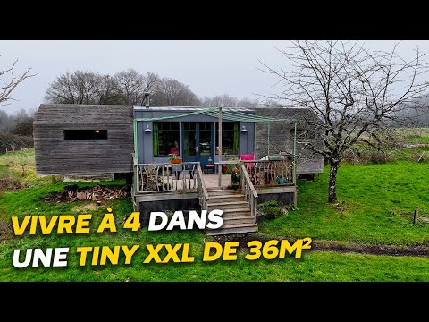 Ils ont construit eux-mêmes une Tiny House le temps de rénover leur grange
