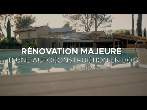 Rénovation majeure d&#039;une autoconstruction en bois [VISITE]