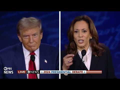 WATCH: Harris and Trump face question about climate change in debate | ABC Presidential Debate