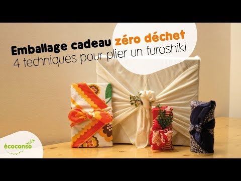 Le furoshiki : emballage cadeau zéro déchet - Le tuto d&#039;écoconso