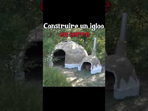 Construire un igloo en terre #terrepaille