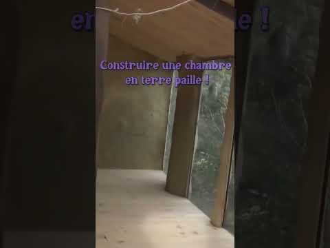 Construire une chambre en terre-paille #ecoconstruction